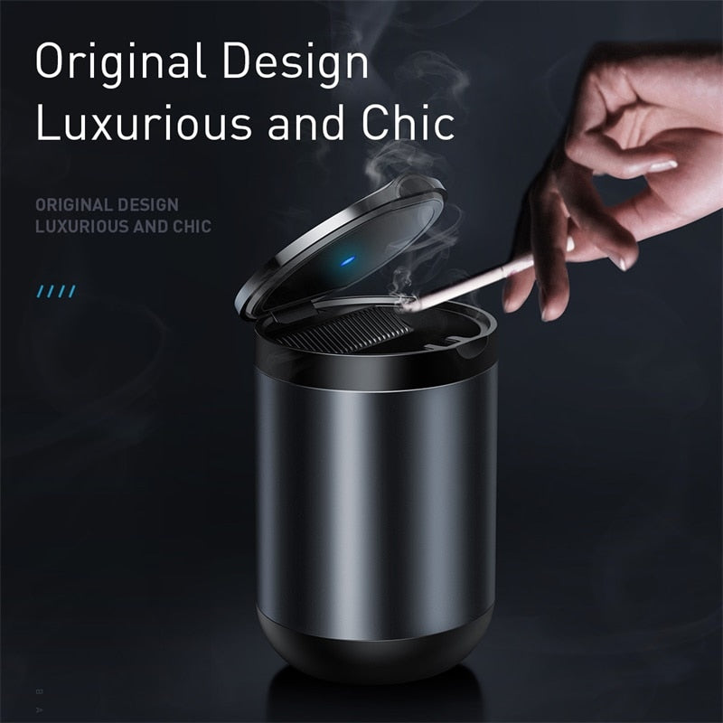 Portable Smokeless Auto Ashtray