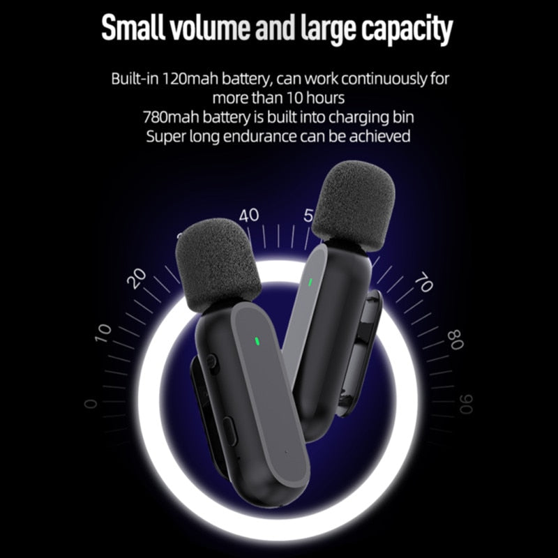 Wireless Lavalier Mini Microphone