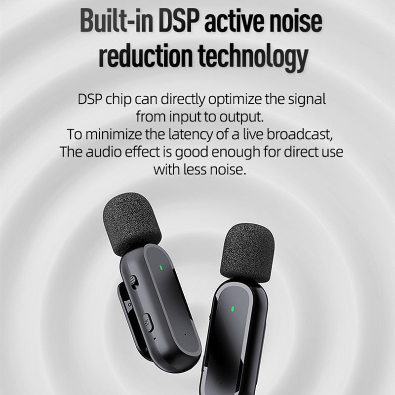 Wireless Lavalier Mini Microphone